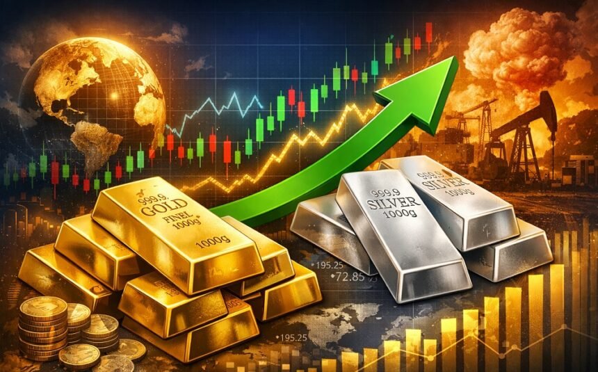 Cijene zlata i srebra nastavljaju snažan rast: Rekordi na tržištu plemenitih metala