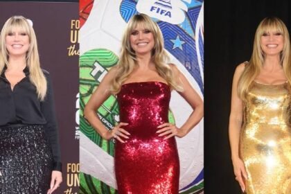 FOTO Crna, crvena ili zlatna? Heidi Klum u tri glamurozna izdanja ‘ukrala’ ždrijeb za SP