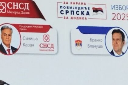 Први резултати председничких избора у РС – СНСД и СДС саопшавају различите податке о вођству кандидата
