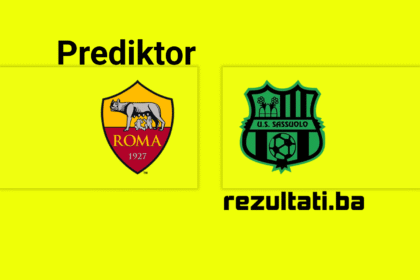 Prediktor Roma – Sassuolo: Golovi, dvoznak, kartoni…