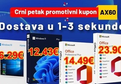 Ključ za Office 14,49 €, ključ za Windows 6,29 €