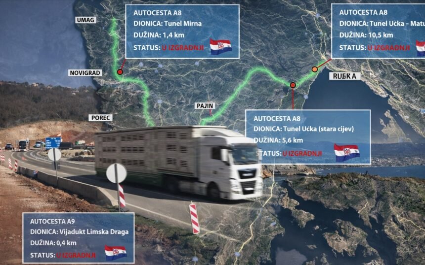Pri kraju ključna dionica u Hrvatskoj: Od Pule do Zagreba za dva i pol sata