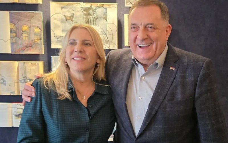 Dodik i Cvijanović na Instagramu objavili fotku sa lokacijom Washingtona: “Tu smo”
