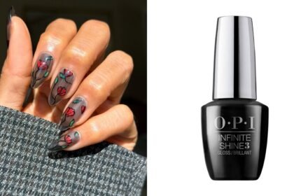 Gothic floral je elegantno mračan manikir trend koji nismo očekivali