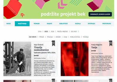 Izdavač besplatnih e-knjiga ostao bez potpore Zaklade Kultura nova