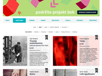 Izdavač besplatnih e-knjiga ostao bez potpore Zaklade Kultura nova