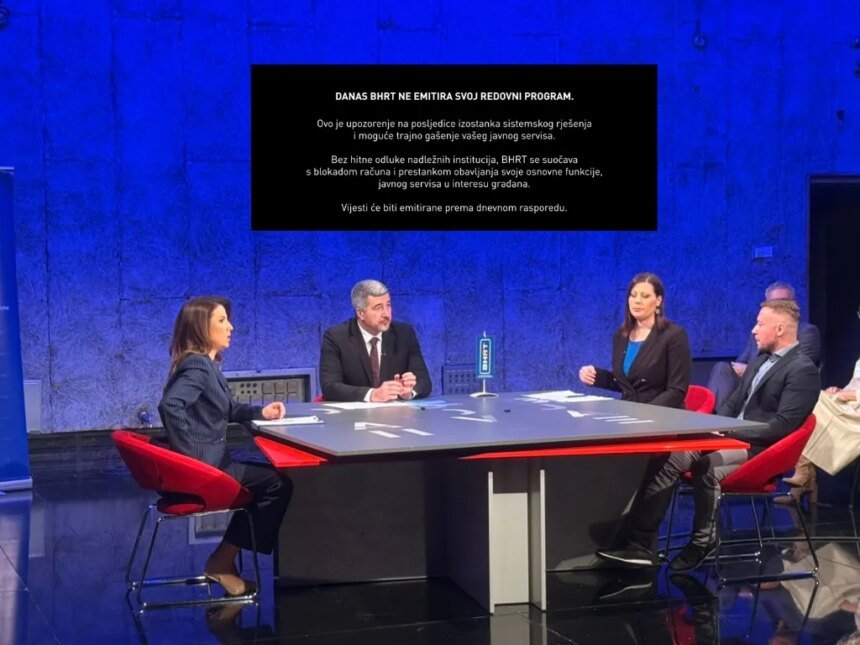 DRAMATIČAN APEL: BHRT došao do zida, bruka koja je odjeknula širom Evrope