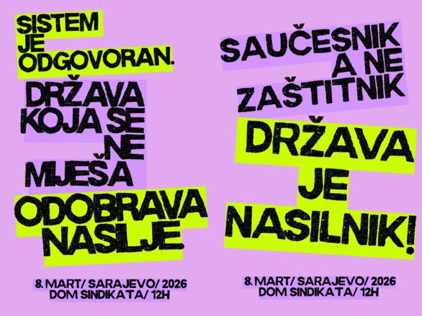 ČESTITKA ŽENA POVODOM DANA NEZAVISNOSTI BIH: Sigurnost žena je javna obaveza. Država koja se ne miješa odobrava nasilje